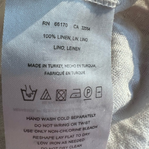 Anthropologie Pure Good Linen T-shirt - Picture 5 of 7